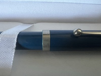 🔴 SHEAFFER penna stilografica BLU pennino M medio No Nonsense vintage B
