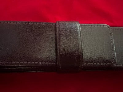 Montblanc Füllfederhalter mit Etui, Kugelhaut, Mokka, Dunkelbraun, 1 Stück 
