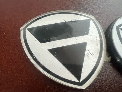 Coat of Arms AUTOBIANCHI Y10 Car Emblem Print Logo Plate 2 Pieces