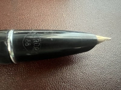 🔴 AURORA penna stilografica 88 pistone Nikargenta pennino ORO vintage 716877