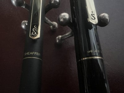 Stylo Plume SHEAFFER Sentinel Laque F4 + Stylo À Bille Ensemble Vintage Boîte