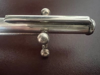 🔴 RAFAEL D'ANDRE penna sfera ARGENTO 925 MASSICCIO scrive con astuccio