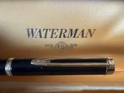 Waterman Stylo-Plume Stylo à Plume Les Man 100 Laque Or 18 KT Ef Garantie