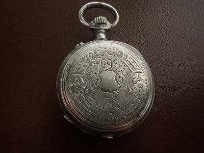 Montre De Poche ARGENT 800 Femme À Reviser Pièces Vintage REMONTOIR 2 