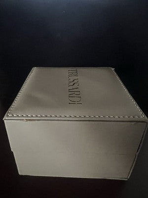 🔴 TRUSSARDI box scatola orologio cofanetto custodia con cuscino completa