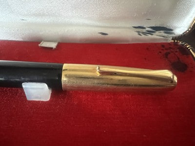 🔴 AURORA penna stilografica 88 DUO CART pennino ORO cappuccio corto vintage AG3