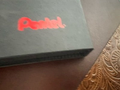 🔴 PENTEL penna PG 200 cromata refill ricaricabile vintage 1 GENERAZIONE