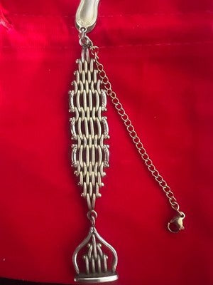 Chaîne Montre Poche Victorienne Avec Joint Harry Pinchbeck Antique '800