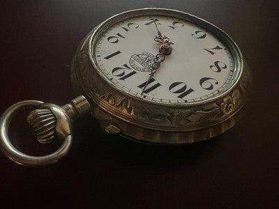 Roskopf Montre Poche Surdimensionné 6 CM Cadran Céramique Rechange Vintage
