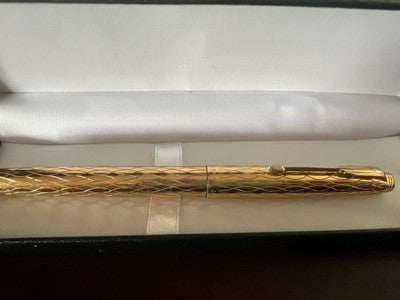 Worldman Pen Fountain Pen Splaccata Gold Rare Vintage