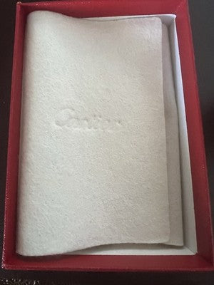 Cartier Lighter Trinity Guilloché Plated Works With Pencil Case Instructions