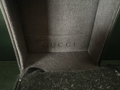 🔴 GUCCI box scatola orologio bracciale astuccio cofanetto custodia con cuscino