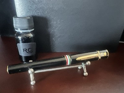 🔴 RENATO CORTESE penna stilografica Omnia Silendo Ut Audeam Edizione Limitata