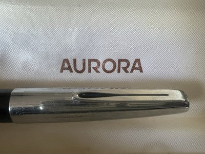 Aurora Pen Fountain Pen Duo Cart Pen Gold A Cartridges K2006 Vintage 