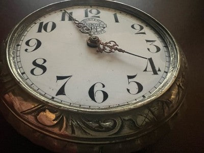 Roskopf Montre Poche Surdimensionné 6 CM Cadran Céramique Rechange Vintage