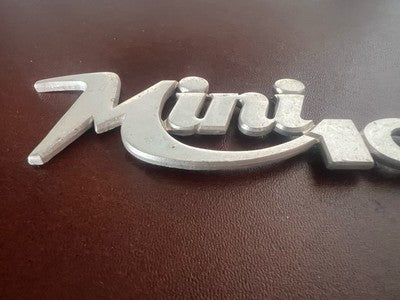 🔴 MINI 1000 stemma auto emblema scritta logo targhetta metallo ORIGINALE