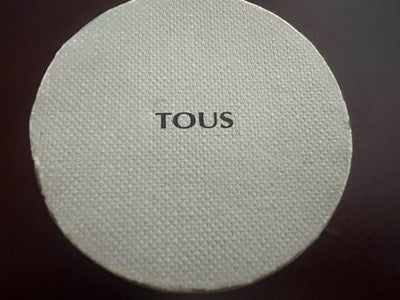 🔴 TOUS Box-Ring-Ohrringe mit Gummizug und Rassel Nr. 91