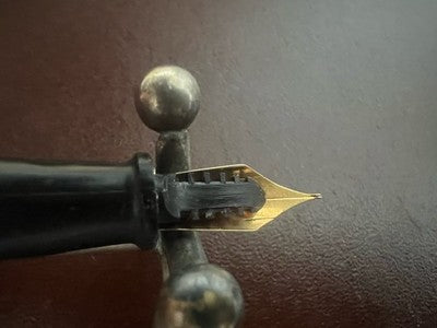 Vintage M Celluloid Perlmutt-Füllfederhalter '40 