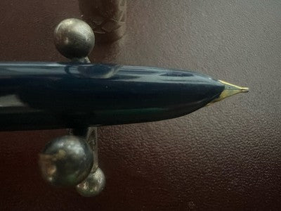 LUS Pluma Estilográfica De Acero Inoxidable Con Plumín De Iridio M Vintage