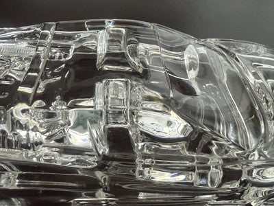 Ferrari Modell Auto Glas Dreidimensional 1:25 Briefbeschwerer Schreibtisch 