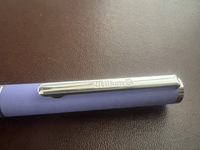 🔴 PELIKAN penna stilografica lacca viola caricamento a cartuccia F vintage