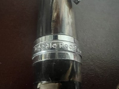 Recife Stylo-Plume Stylo à Plume Marbré À Piston Profils Chrome Jamais Utilisé