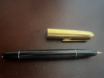 Aurora Stylo-Plume Stylo à Plume 88 Or 14KT Piston Écrit Vintage 1778134 