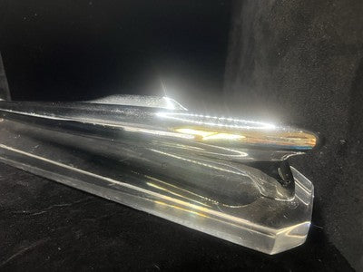 Maskottchenauto, Flugzeug, Motorhaube, Kühler, amerikanisches Auto, Jet, Zukunft, Vintage 