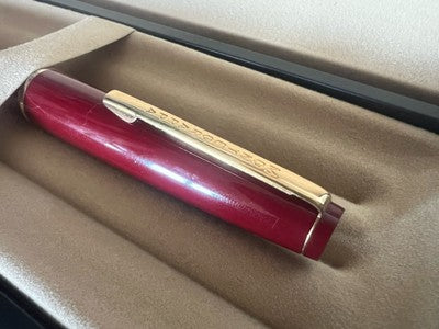 Montegrappa Pen Fountain Pen Bordeaux A Piston Marking Vintage