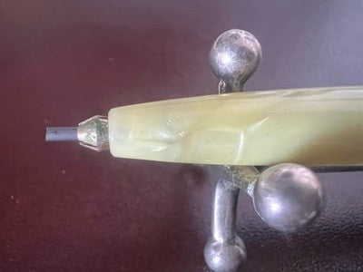 🔴 Matita meccanica celluloide marmorizzata a ragno con mine 1,4 vintage 1940
