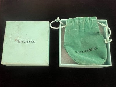 TIFFANY &amp; CO. Herzanhänger Silber 925 Mit Doppelpunzen Und Etui 