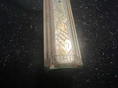 🔴 CIRENE penna stilografica retrattile pennino ORO restauro per ricambi vintage