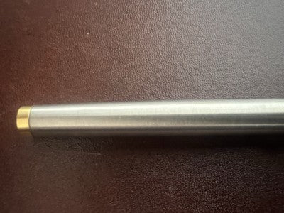 🔴 MONTEGRAPPA penna stilografica cromata pennino placcato oro F garanzia