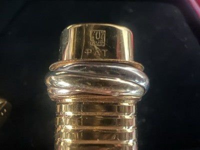 Cartier Stylo-Plume Stylo à Plume Vendome Trinity Godron M Plaqué Cartouches