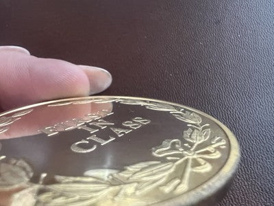 🔴 Medaglia HONDA COWES CLASSIC POWE BOAT 2002 dorata premio