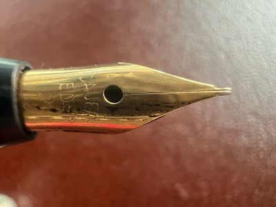 🔴 GOLDMICHEL penna stilografica celluloide Germany 810 leva scrive vintage '40