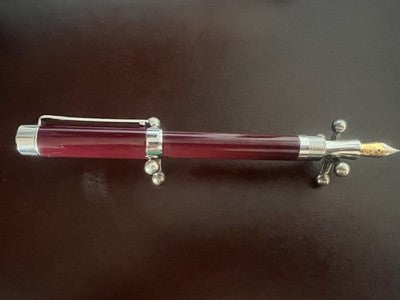 Laban Stylo-Plume Stylo à Plume Britannia Laque Blordeaux M Nouvelle NOS