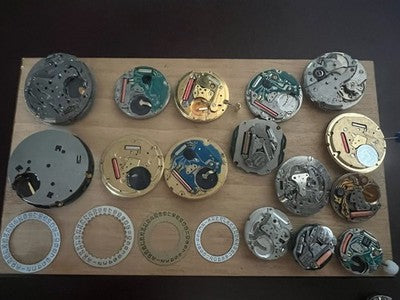 🔴 Meccanismi orologi donna uomo quarzo automatici con dischi data 8PZ