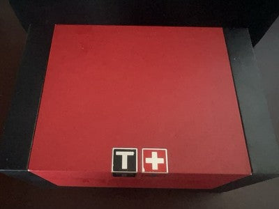 Tissot Box Uhr T-Touch Expert Multi-Plane Rot mit Broschüren 