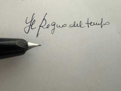 Auretta Stylo-Plume Stylo à Plume par Aurora Noire Et Cartouches Vintage 1970