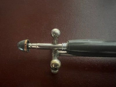 🔴 PEN CO penna stilografica grigia 53 pennino a diamante ORO 14 kt vintage