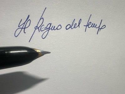 Waterman Stylo-Plume Stylo à Plume Jet A Cartouche Noire Vintage Années 1960 