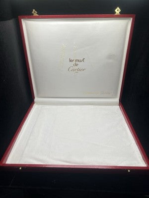 🔴 CARTIER Panthère Uhren-Schmuckkästchen REF. PLST 5098 Vintage ORIGINAL 