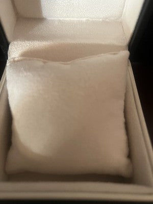 🔴 MONTBLANC scatola orologio originale con cuscino 9,5×9,5 cm H 8