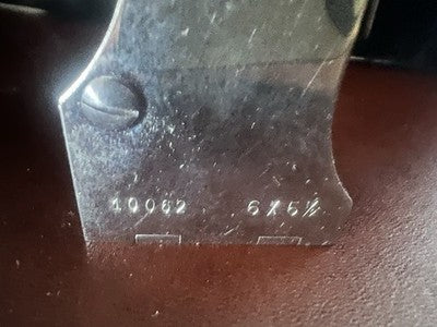🔴 BUFFETTI Timbro numeratore automatico metallo pieno 10062 6x5½ vintage '60
