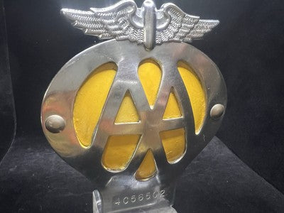 🔴 Mascotte AA Trofeo Associazione Automobili REGNO UNITO numero matricola UK