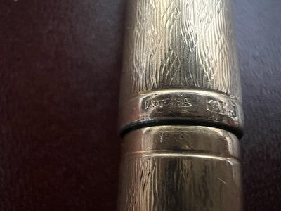 🔴 AURORA penna stilografica NUMERO 1 retrattile pennino ORO flessibile vintage