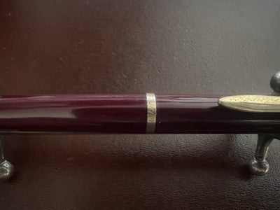 🔴 PELIKAN penna sfera K200 burgundy bordeaux scrive vintage RARA anni ’60
