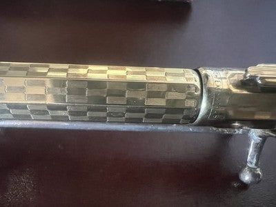 Zenith Extra Füllfederhalter Einziehfahrwerk Vergoldet Gold 18K Brett Vintage'