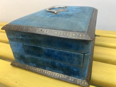 Jewelery Box Victorien Coffre Avec Serrure 1800 Vintage Dress Box 